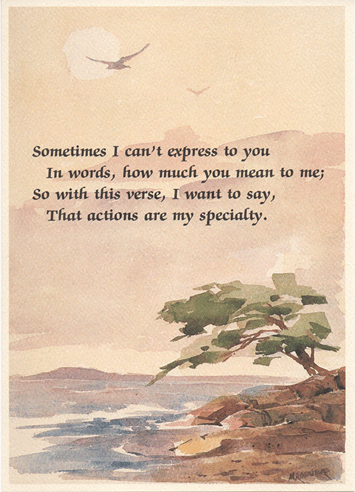 Pearls of Love - Romantic Card No. 30 - My Specialty